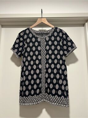 J. Crew Geometric Top